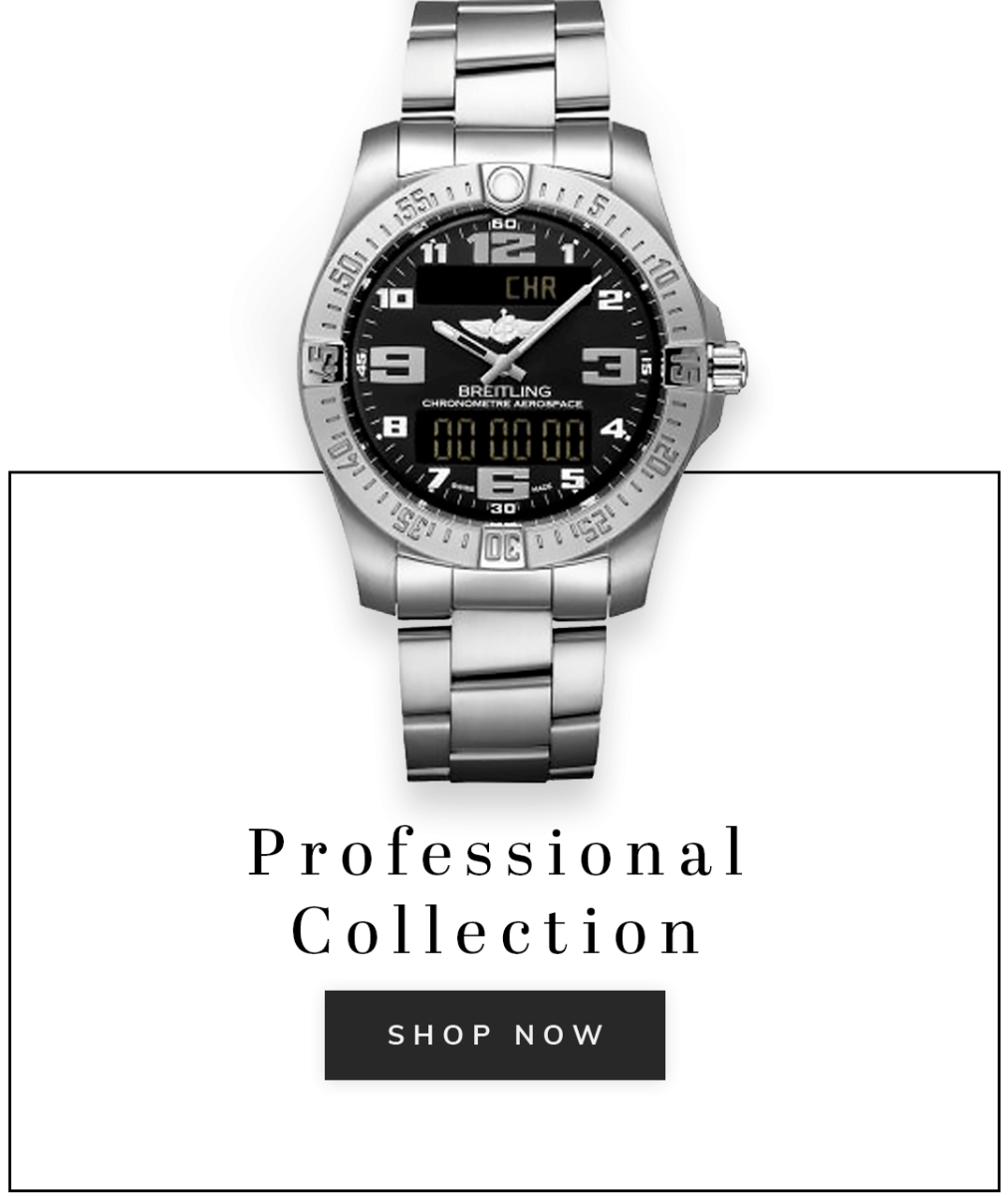A Breitling Aerospace Evo watch with text professional collection shop now