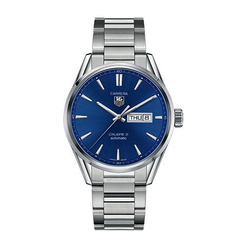 TAG Heuer Carrera 41mm Calibre 5 Day Automatic Blue & Steel Men's Watch