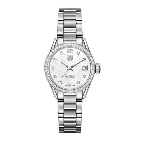 TAG Heuer Carrera Automatic Diamond Dial & Bezel 28mm Women's Watch