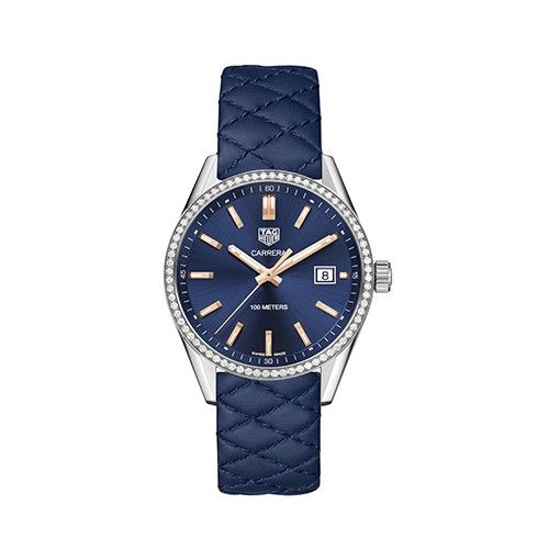 TAG Heuer Carrera All Blue Diamond 39mm Women's Watch