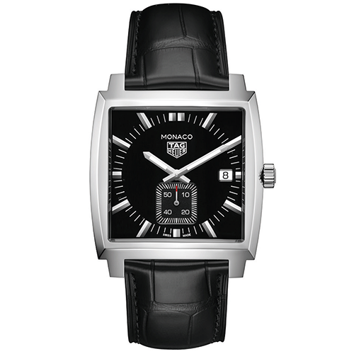 Tag Heuer Monaco Square Steel Black 37mm Men's Watch