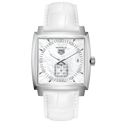 TAG Heuer Monaco White Dial & Steel 37mm Women's Watch