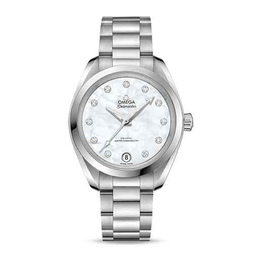 OMEGA Seamaster Aqua Terra Diamond Steel 34mm Automatic Women's Watch