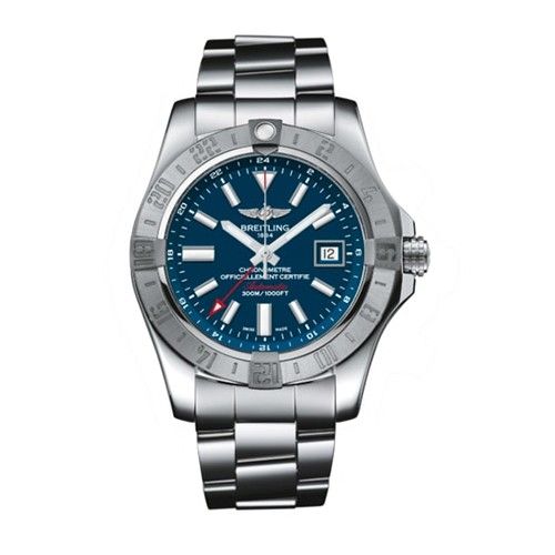 Breitling Avenger II GMT Steel Blue 43 mm Automatic Men's Watch