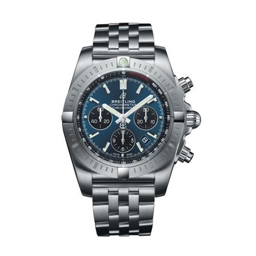 Breitling Chronomat B01 Steel Black-Eye Blue 44 mm Automatic Watch