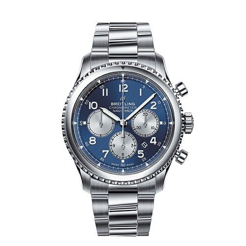 Breitling Navitimer 8 B01 Chronograph Steel Blue 43mm Automatic Watch