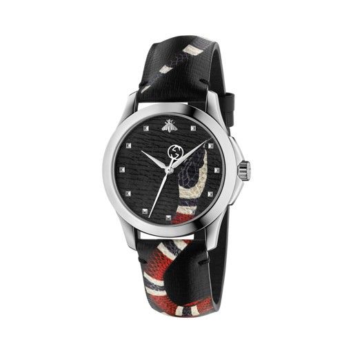 Gucci Le Marché Des Merveilles G-Timeless Steel Black 38 mm Watch