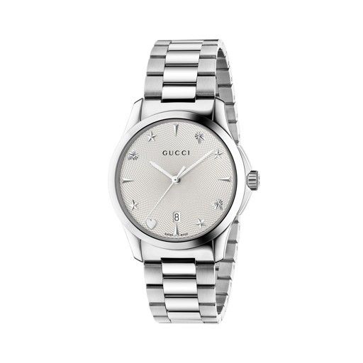 Gucci G-Timeless Date Stainless Steel 38 mm Watch