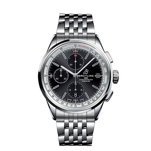 Breitling Premier Chronograph 42 Steel Black 42 mm Automatic Watch