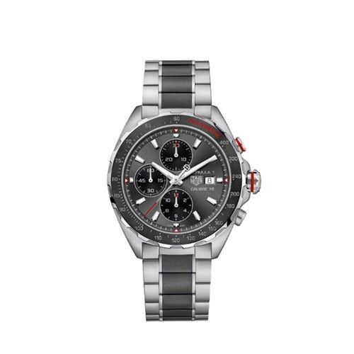 TAG Heuer Formula 1 Calibre 16 Grey Steel 44mm Chronograph Watch