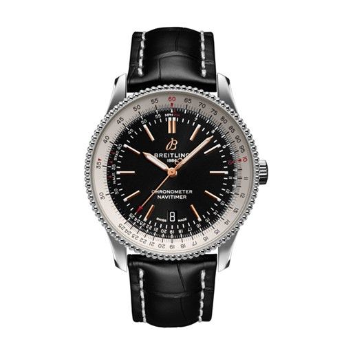 Breitling Navitimer Automatic 41 Steel Black & Rose-Gold Men's Watch