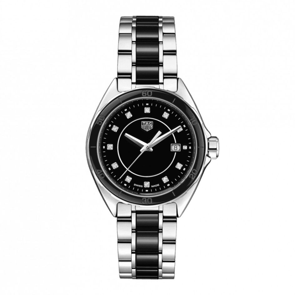 TAG Heuer Formula 1 Diamond Steel & Black Ceramic 32mm Women's Watch