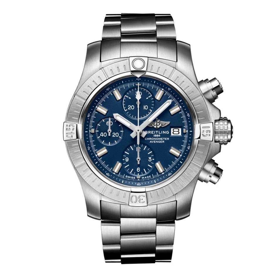 Breitling Avenger Chronograph Steel & Blue 43mm Watch