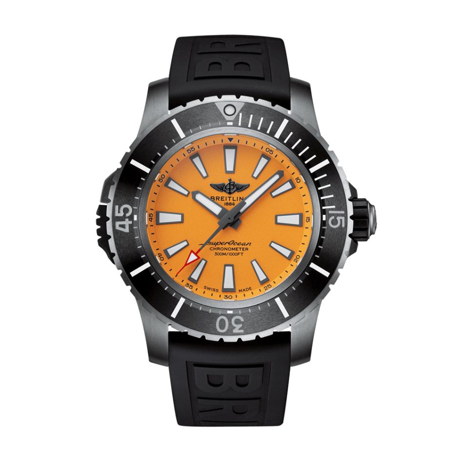 Breitling Superocean Automatic Titanium Yellow Dial 48mm Men's Watch