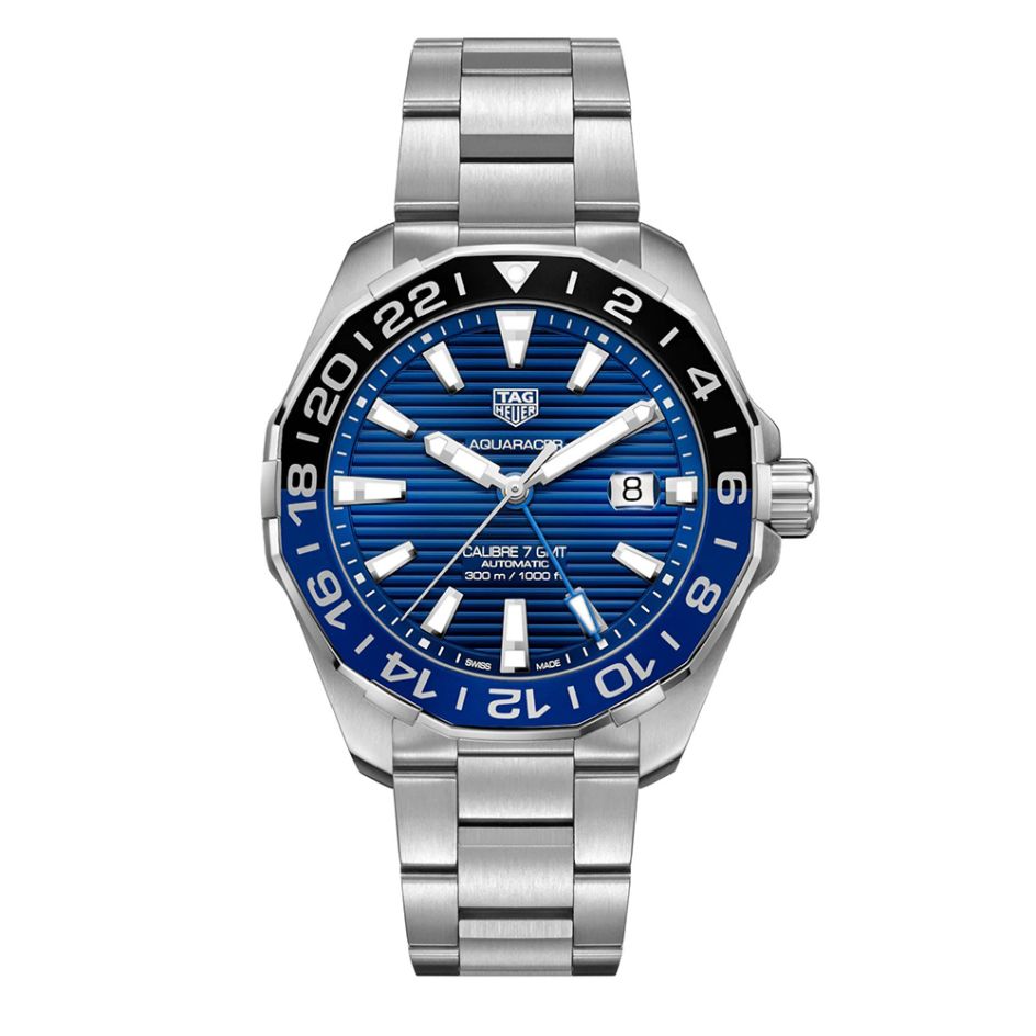 TAG Heuer Aquaracer Steel & Blue Sunray 43MM Automatic Watch