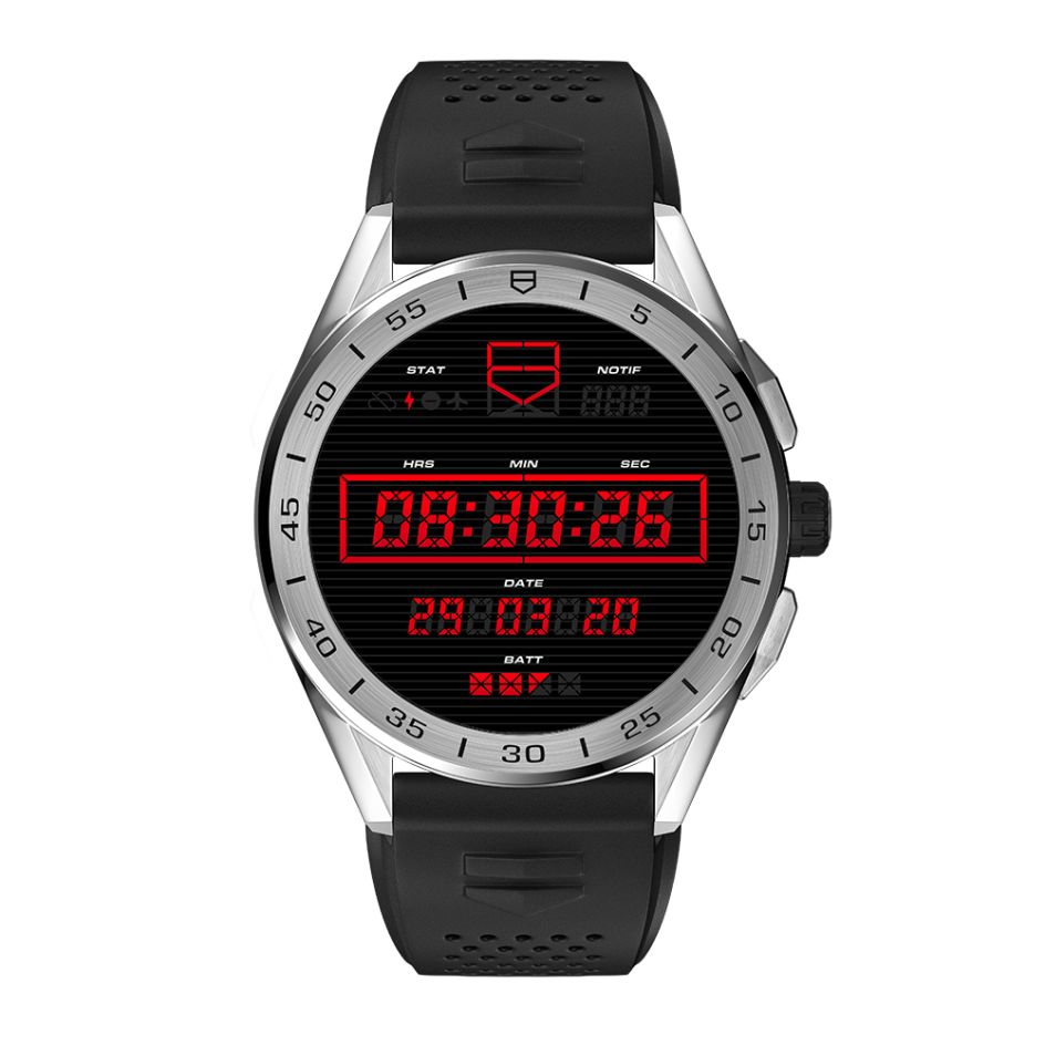 TAG Heuer Connected Steel & Black 45mm Men's Smartwatch
