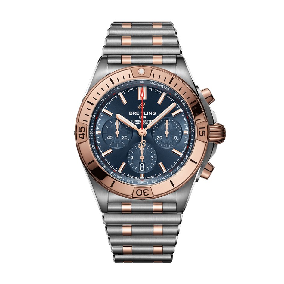 Breitling Chronomat B01 42 Steel & 18CT Rose-Gold 42MM Chronograph Watch