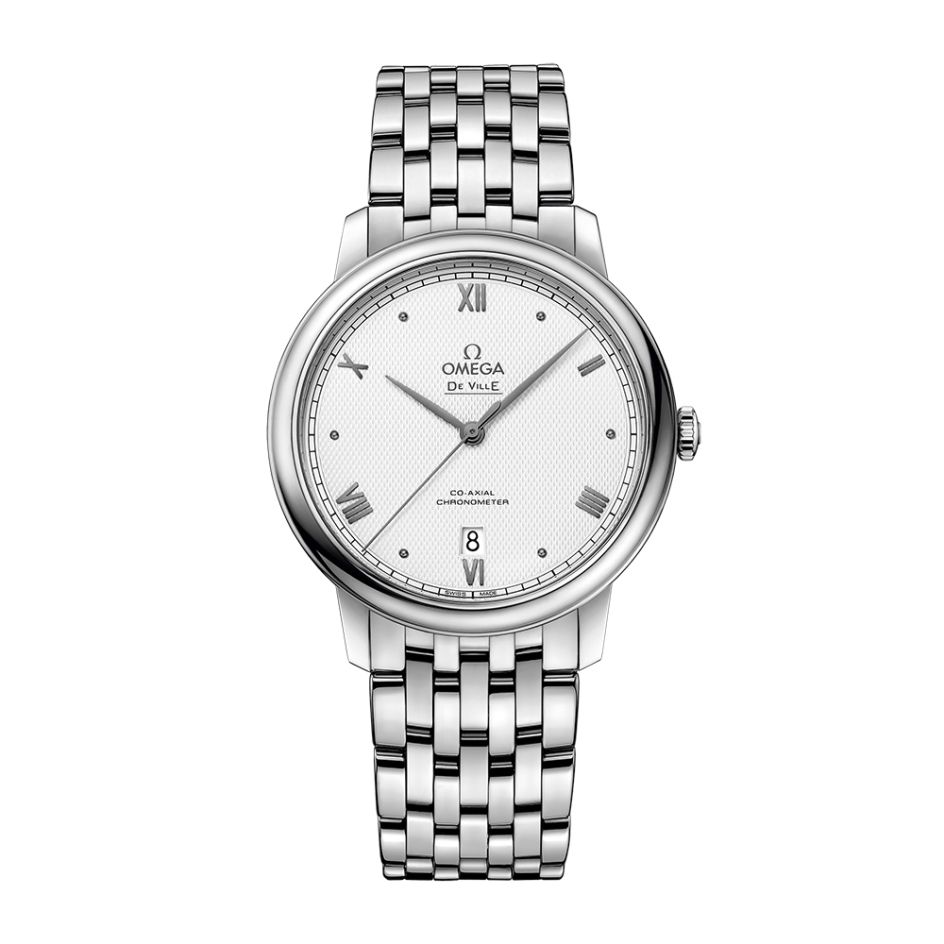 OMEGA De Ville Prestige Co-Axial Steel & Grey 39.5MM Automatic Watch