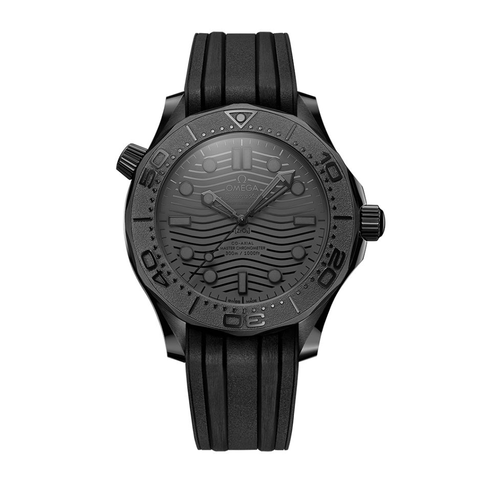 OMEGA Seamaster Diver 300M Black Ceramic & Silicone 43.5MM Watch