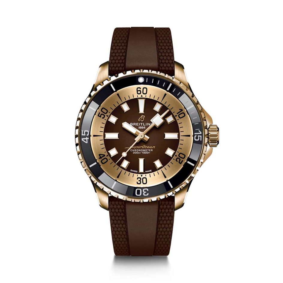 Breitling Superocean Automatic 44MM Bronze & Brown Dial Watch