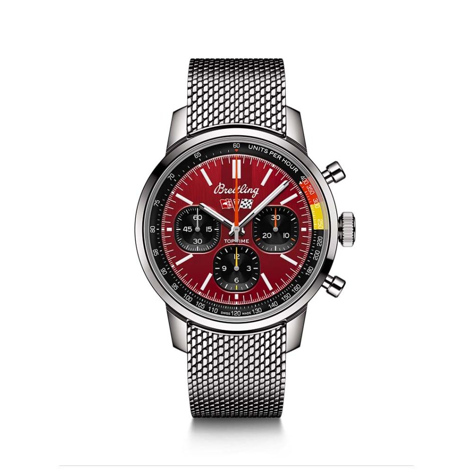 Breitling Top Time Chevrolet Corvette Steel & Red 41MM Watch