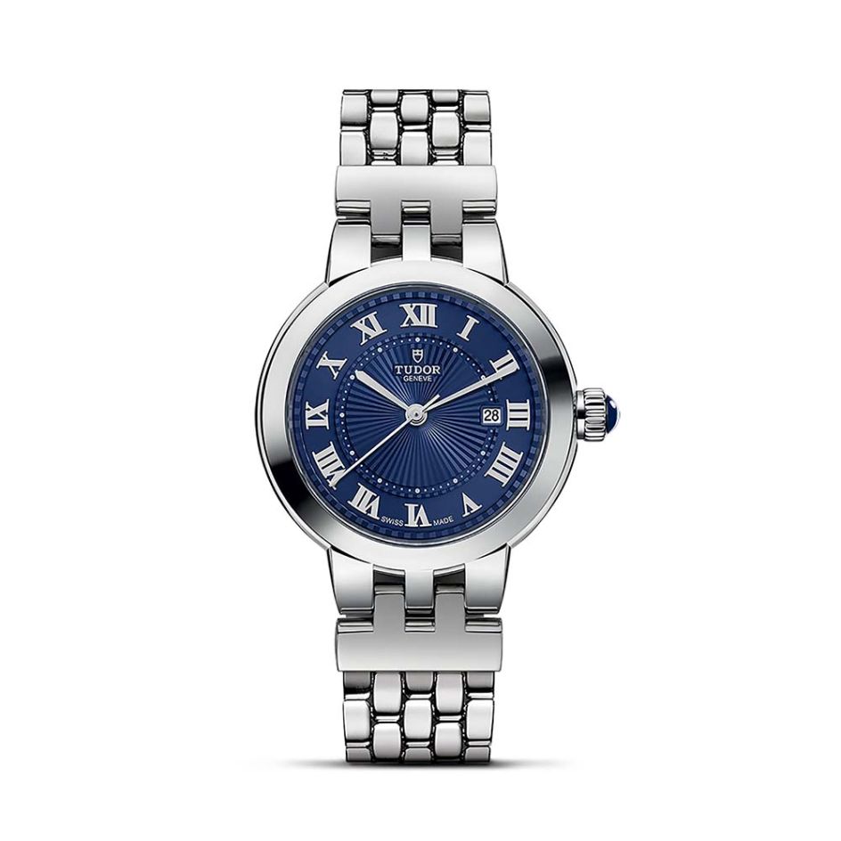 TUDOR Clair de Rose Steel & Blue Dial 30MM Automatic Watch