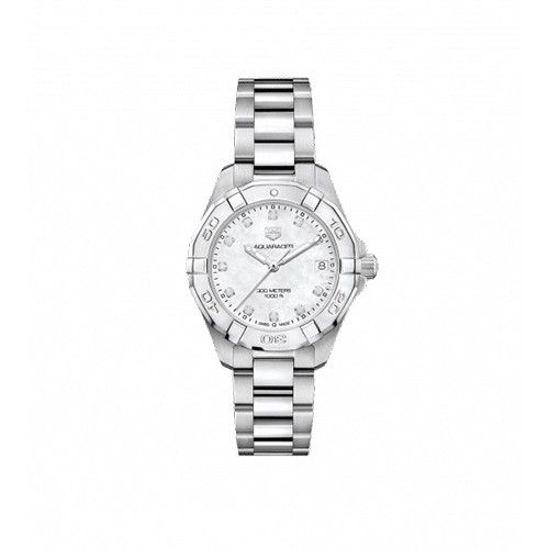 TAG Heuer Aquaracer Steel Diamond Mother of Pearl 32mm Women's Watch
