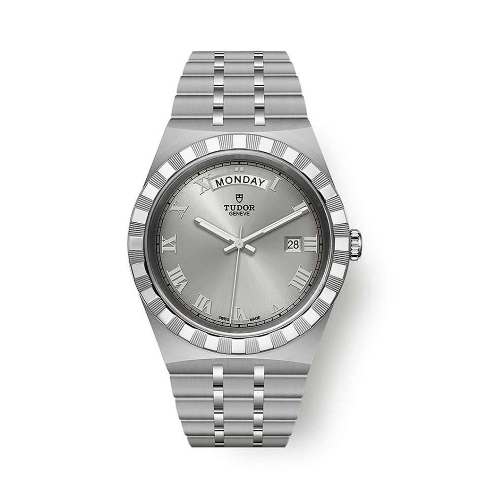 TUDOR Royal Day Date Steel & Silver Dial 41MM Automatic Watch