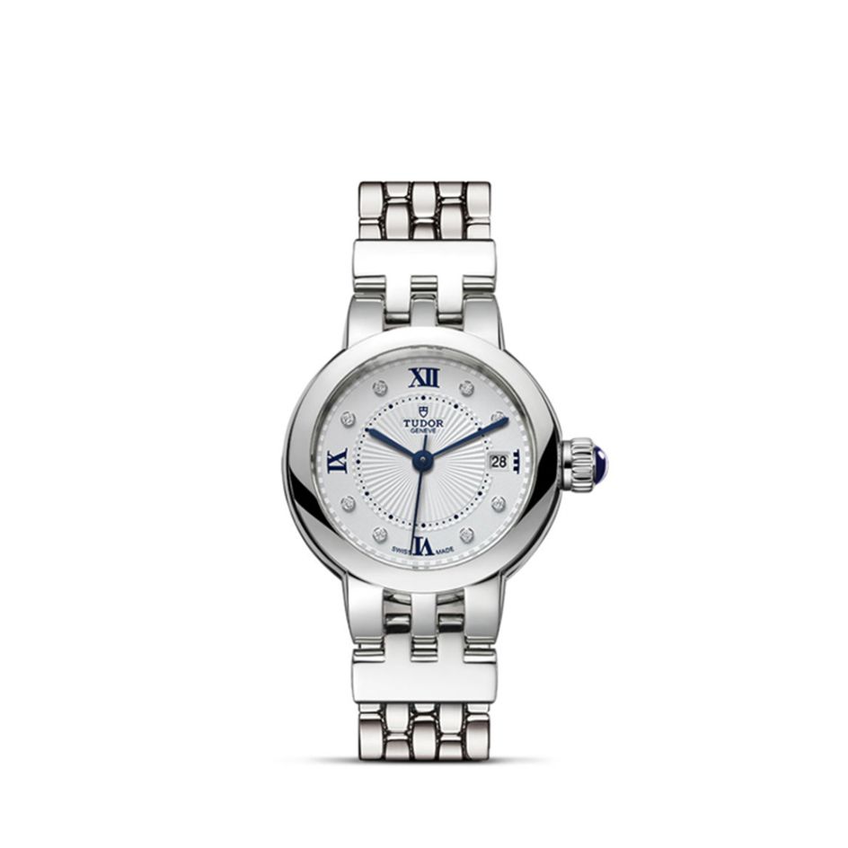TUDOR Clair De Rose Steel & Diamond 26mm Automatic Women's Watch