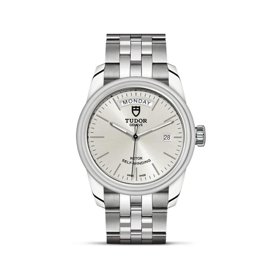 TUDOR Glamour Date & Day Steel 39 mm Automatic Men's Watch