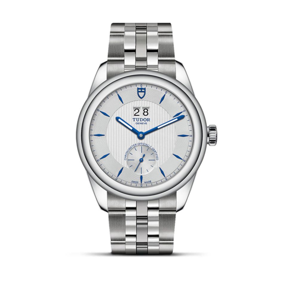 TUDOR Glamour Double Date Steel & Opaline Dial 42mm Automatic Watch