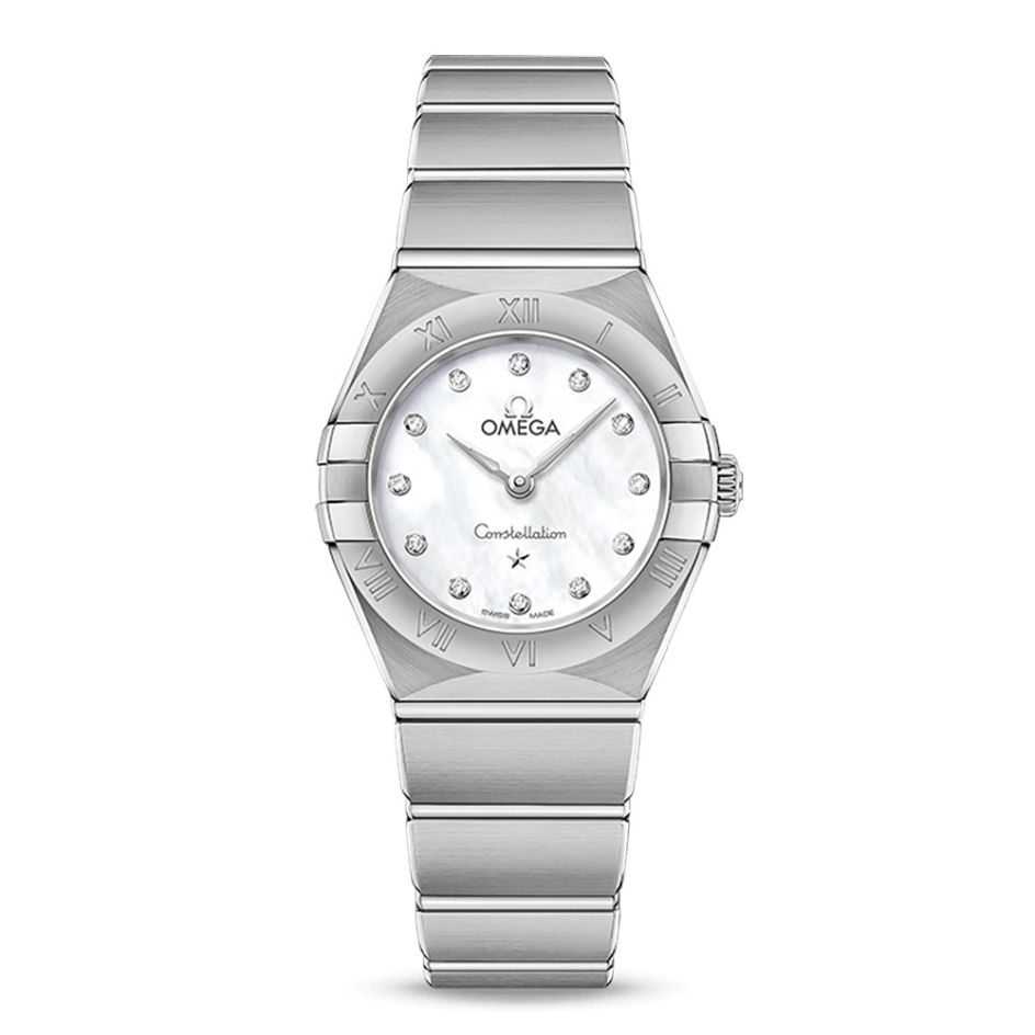 OMEGA Constellation Manhattan Diamond & Steel 25mm Women's Watch