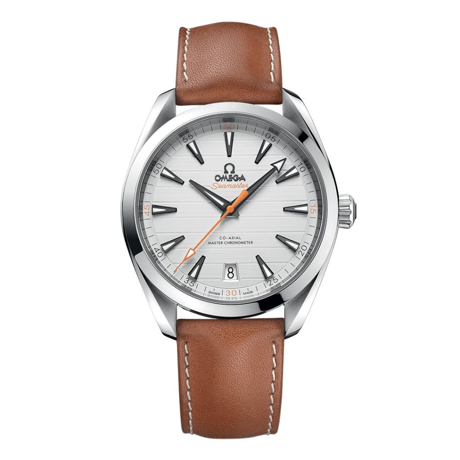 OMEGA Seamaster Aqua Terra Brown Leather 41mm Automatic Men's Watch