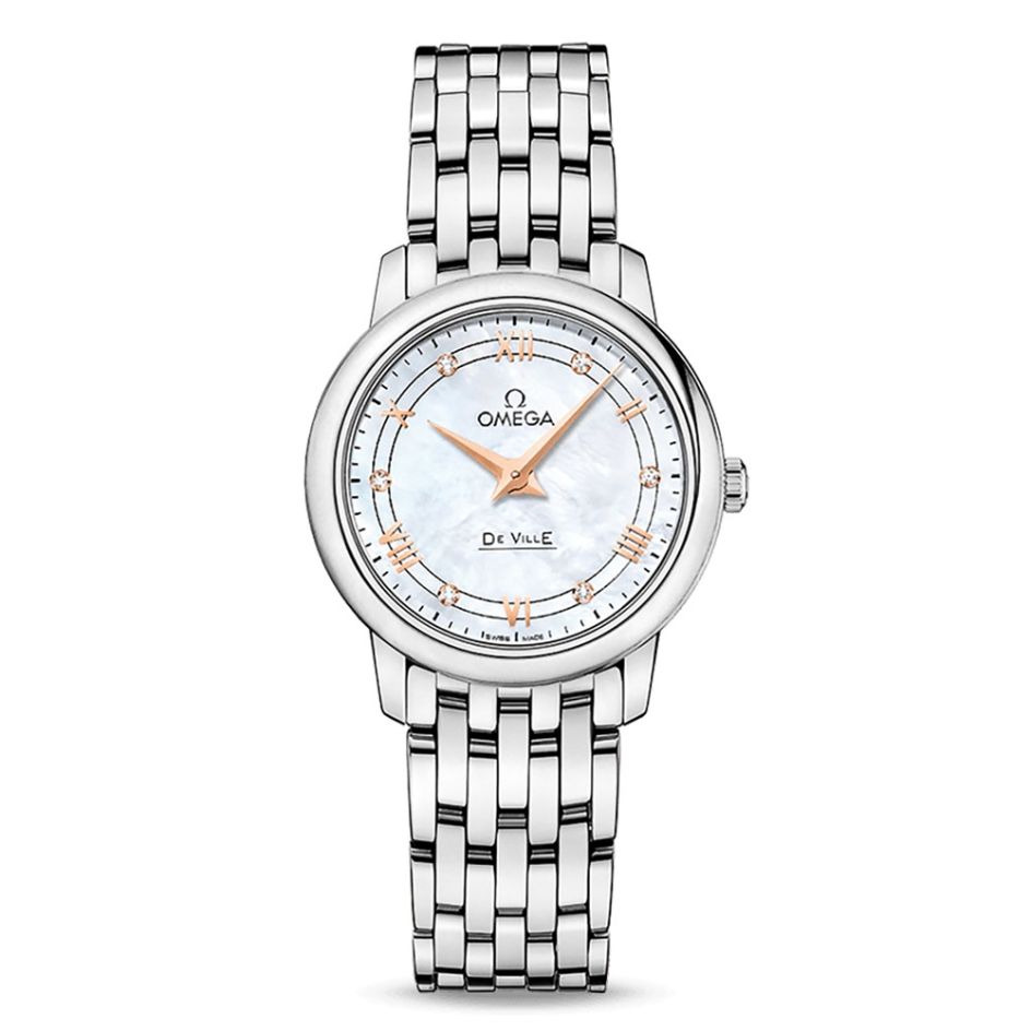 OMEGA De Ville Prestige Diamond Steel 27.4mm Women's Watch