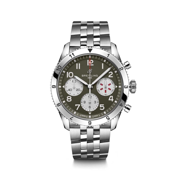 Breitling Classic AVI Chronograph Curtiss Warhawk 42MM Watch
