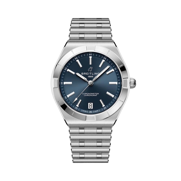 Breitling Chronomat Automatic 36MM Steel & Blue Dial Watch