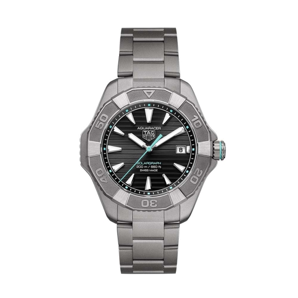TAG Heuer Aquaracer Professional 200 Solargraph Titanium Black 40MM Watch