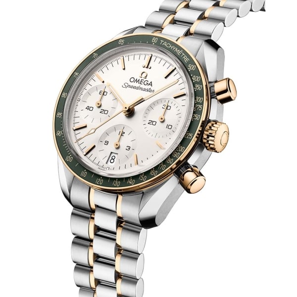 OMEGA Speedmaster 38 Moonshine Gold and Steel 38MM Chronograph Watch - 2