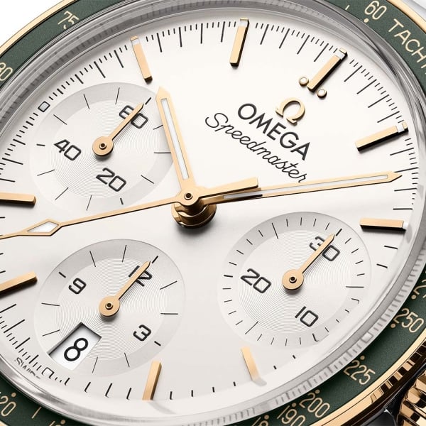 OMEGA Speedmaster 38 Moonshine Gold and Steel 38MM Chronograph Watch - 3