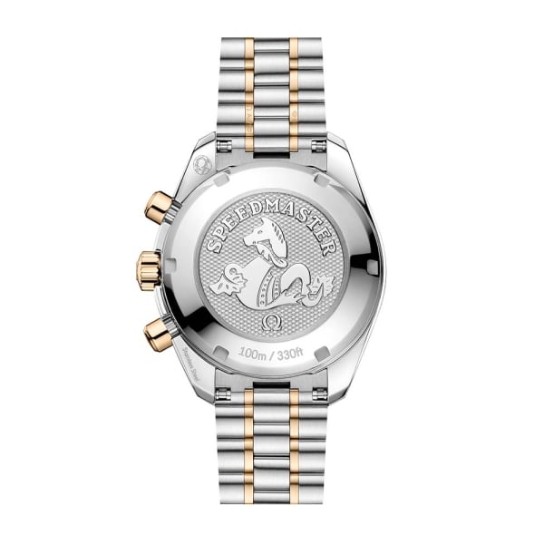 OMEGA Speedmaster 38 Moonshine Gold and Steel 38MM Chronograph Watch - 4