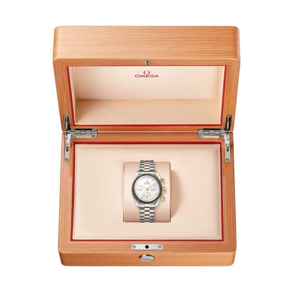 OMEGA Speedmaster 38 Moonshine Gold and Steel 38MM Chronograph Watch - 5
