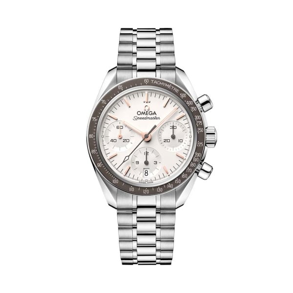 OMEGA Speedmaster 38 Steel and Silver 38MM Chronograph Watch - 1