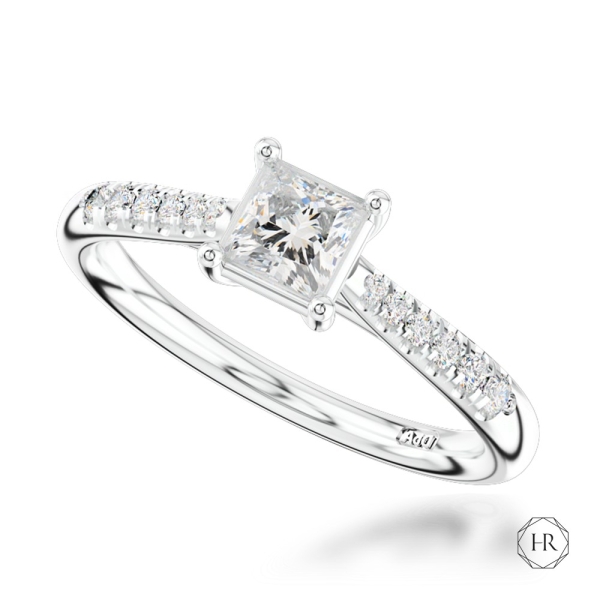 Engagement Ring - Platinum 0.30ct Diamond Solitaire Ring