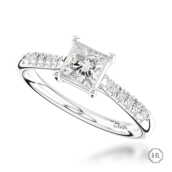 Engagement Ring - Platinum 0.50ct Diamond Solitaire Ring
