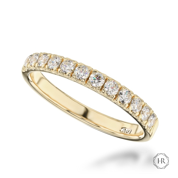 Wedding Ring - 18ct Yellow Gold 0.33ct Diamond Ring