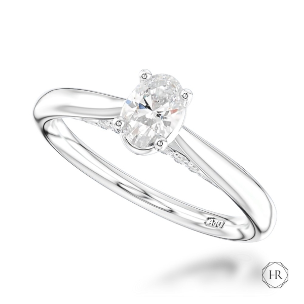 Engagement Ring - Platinum 0.31ct Diamond Solitaire Ring