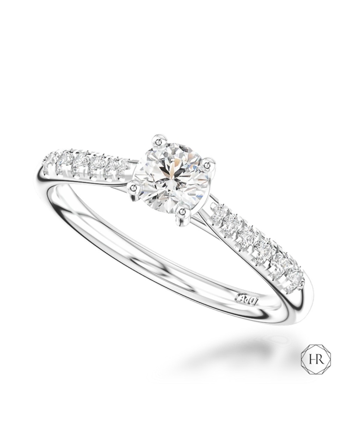 Engagement Ring - Platinum 0.30ct Diamond Solitaire Ring