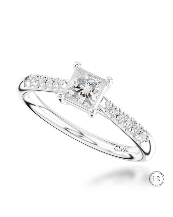 Engagement Ring - Platinum 0.30ct Diamond Solitaire Ring