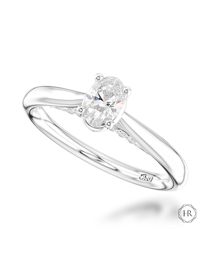 Engagement Ring - Platinum 0.31ct Diamond Solitaire Ring