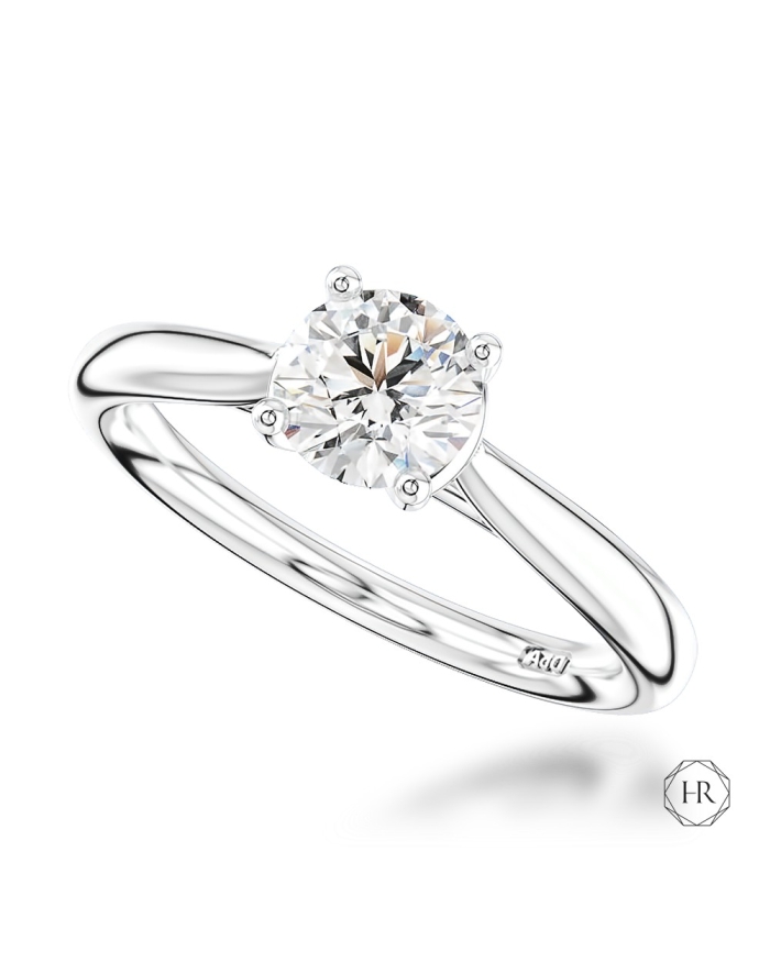Engagement Ring - Platinum 0.70ct Diamond Solitaire Ring